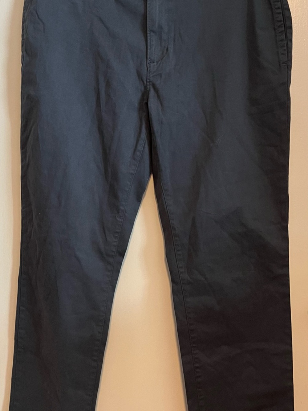 Men's Gray Straight-Leg Pants